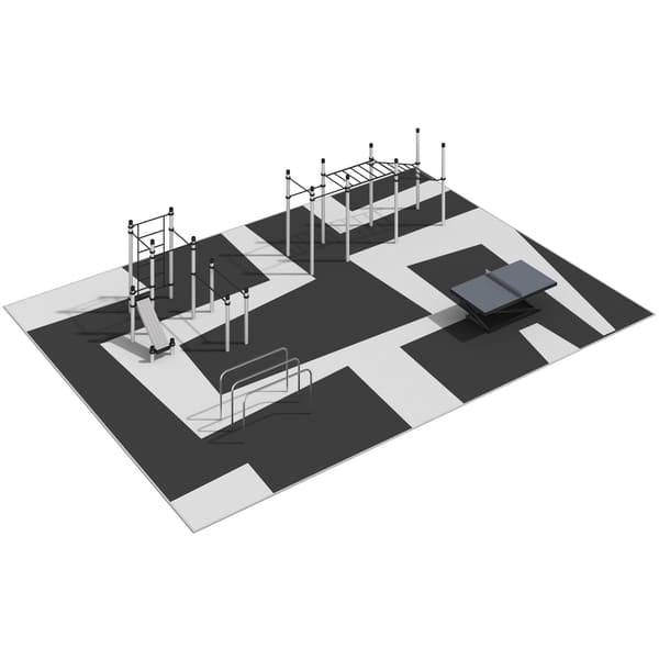 Спортивный кластер №8 - 160 м2 (15 х 11 м)